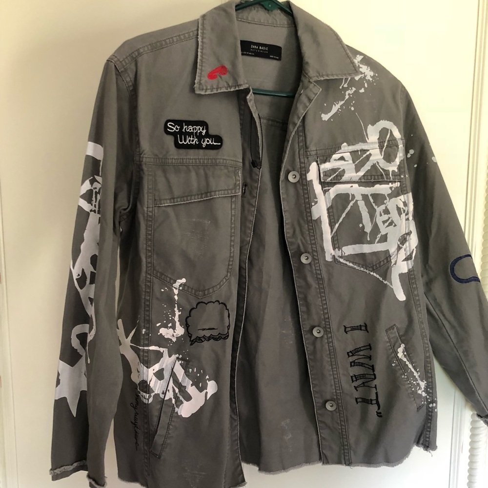 Zara Graphic Jacket